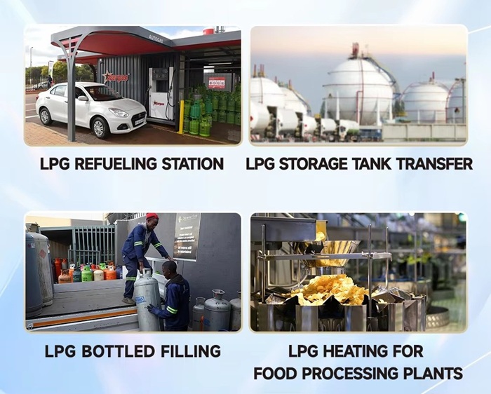 LPG Pump Application Scenario Display